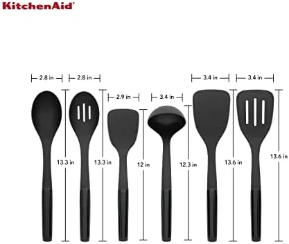 KitchenAid Universal Tool Set, 6 Piece, Black