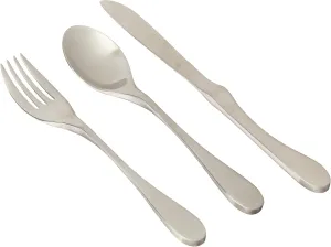 Knork Stainless Steel Original Flatware Starter, 12 Piece Set, Matte