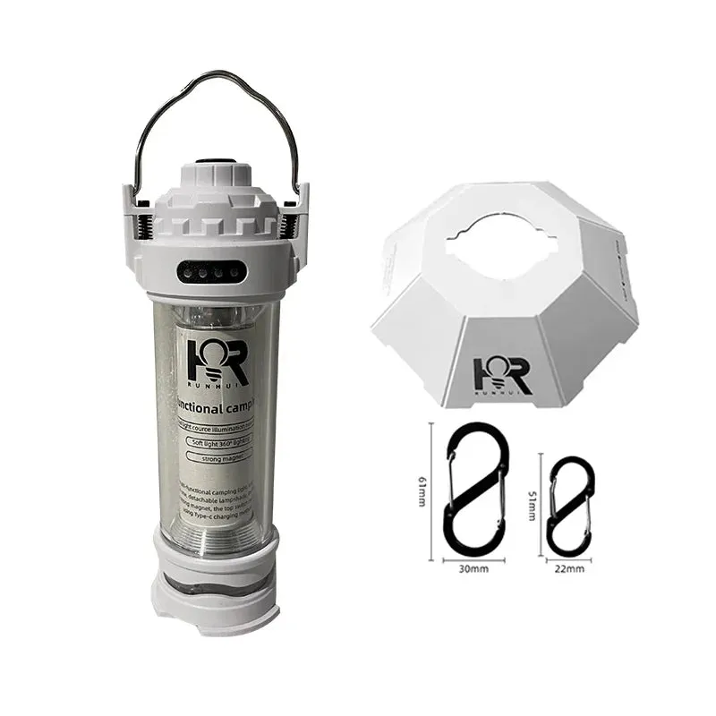 KRC CAMP Outdoor LED Camping Light – Portable Lantern with Tripod & USB Charging