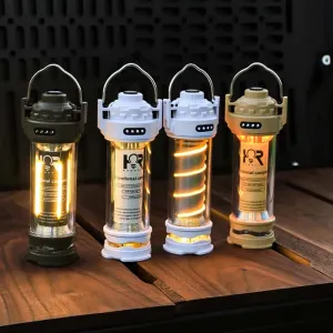 KRC CAMP Outdoor LED Camping Light – Portable Lantern with Tripod & USB Charging