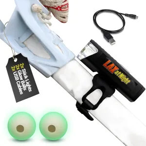 Lacrosse Ball Glow in Dark - Lacrosse Light Attachment for Stick - Play Lacrosse at Night Safely