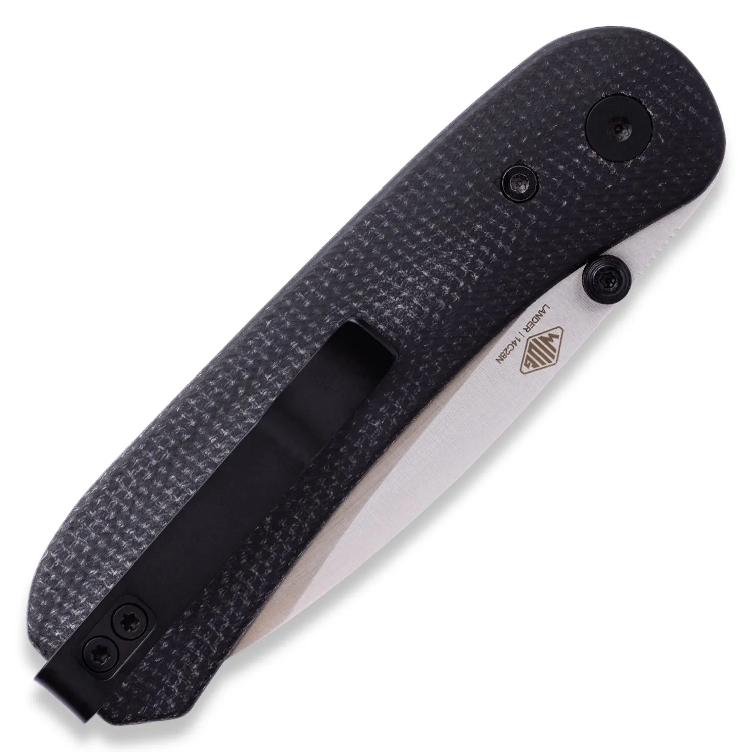Lander 1 | Contoured Black Micarta   14C28N
