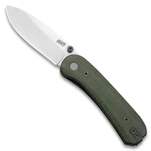 Lander 1 | Contoured Green Micarta   14c28n