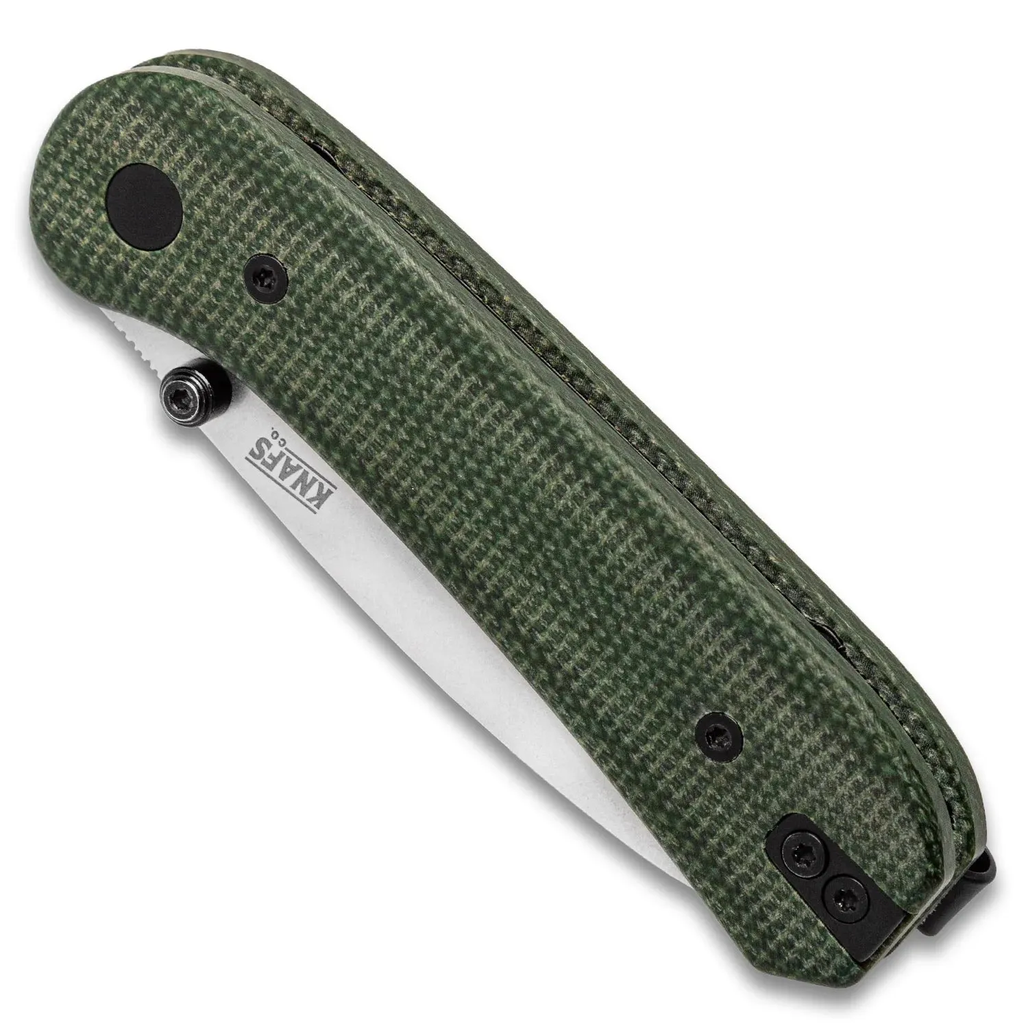 Lander 1 | Contoured Green Micarta   14c28n