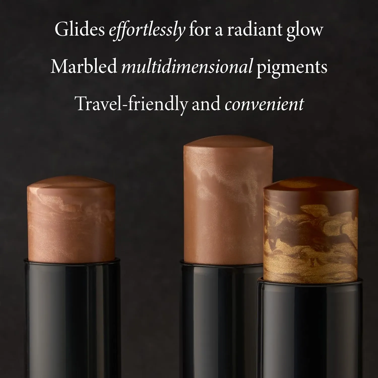 LAURA GELLER Italian Marble Bronzer Makeup Stick | Cream Finish Marbleized Contour for Natural Glow D'oro Glow
