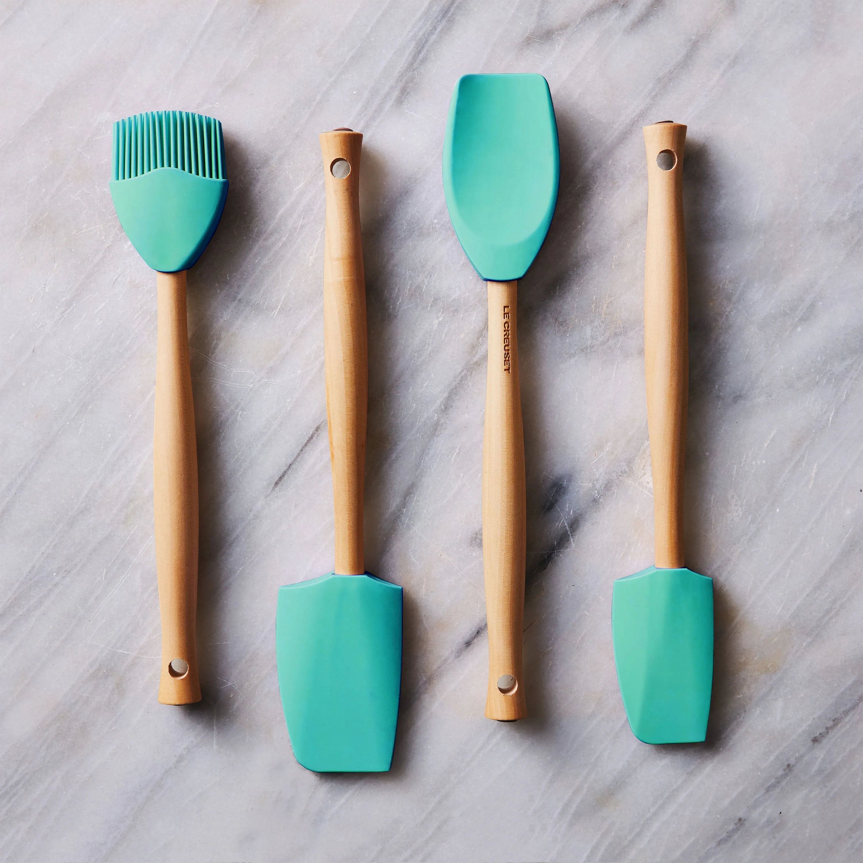 Le Creuset 5 Piece Caribbean Silicone Utensil Set