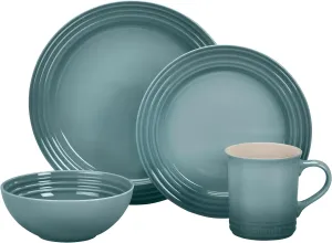 Le Creuset Stoneware Dinnerware Set, 16 pc., Sea Salt