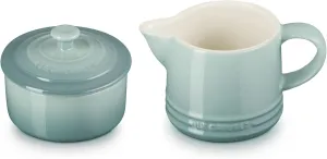 Le Creuset Stoneware Signature, Sea Salt Cream & Sugar Set, Cream: 300 ml, Sugar: 8oz
