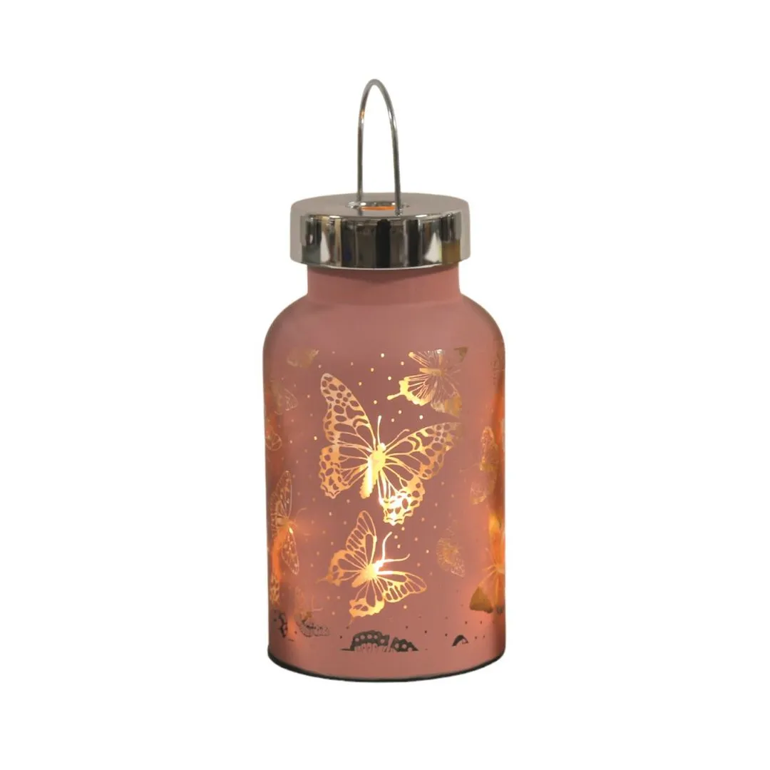 LED Butterfly Lantern 24cm 3 Assorted