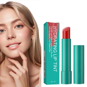 Lip Tint Hydrating, Thrives Sheer Strength Hydrating Lipstick, Natural Ingredients Powerful Moisturizing Lipstick, Strong Watery Tinted Lip Balm, Non-Sticky Cup Long-Lasting Lipgloss (D)