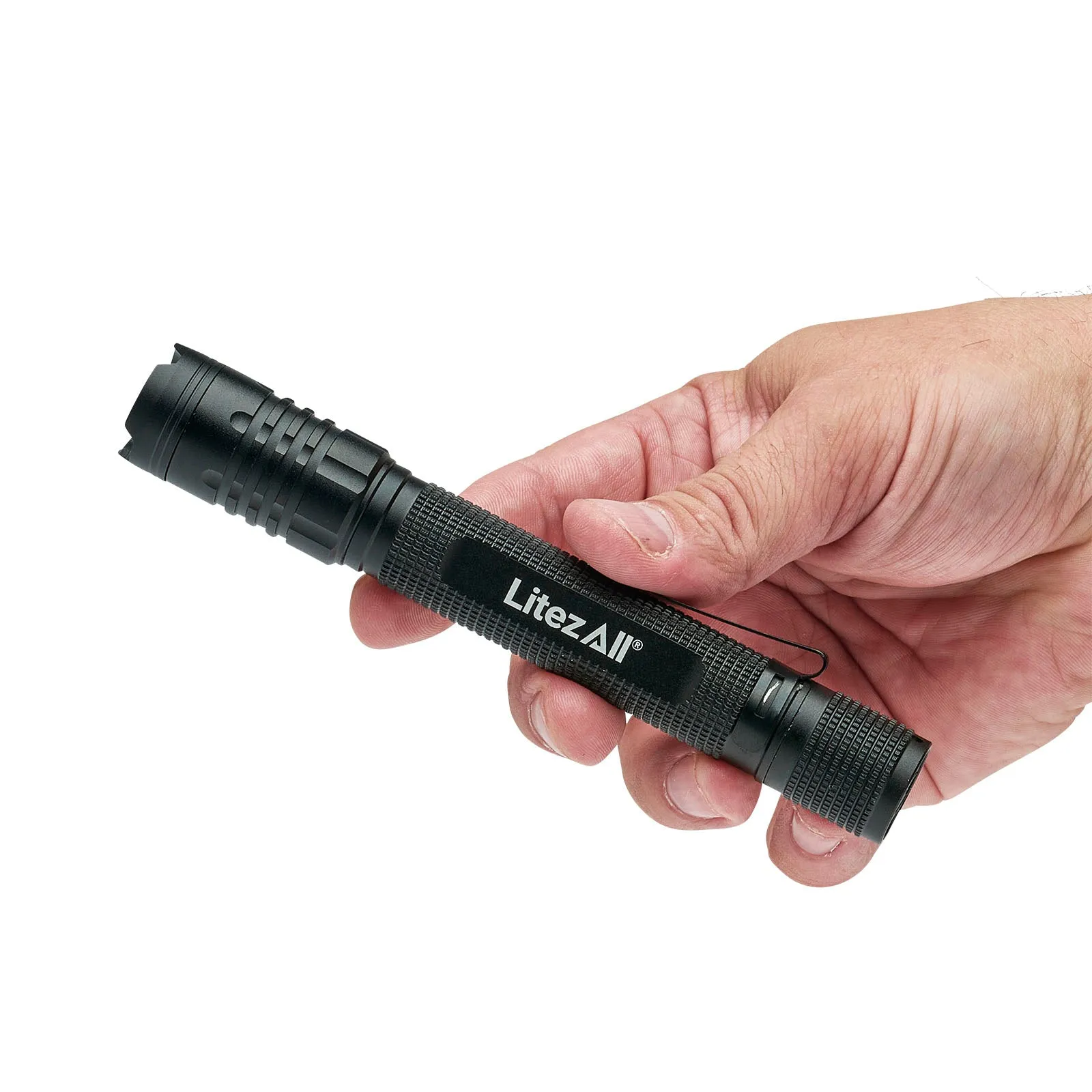 LitezAll 280 Lumen Tactical Flashlight and Pocket Knife Combo