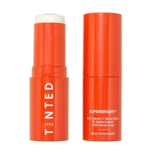 Live Tinted Superbright 15% Vitamin C Face Serum Stick - Balm to Serum Stick - Brightens Uneven Skin Tone & Texture, Targets Fine Lines & Wrinkles, 0.5 oz / 15g