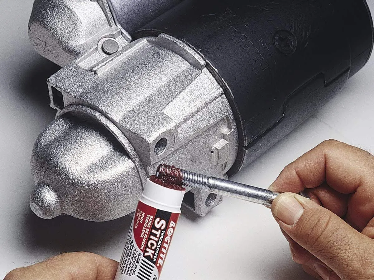 Loctite 268 Threadlocker Red Glue Stick - High Strength Thread Lock, High Temp, Heavy-Duty Applications, Works on All Metals - 9 g, 1 Pack