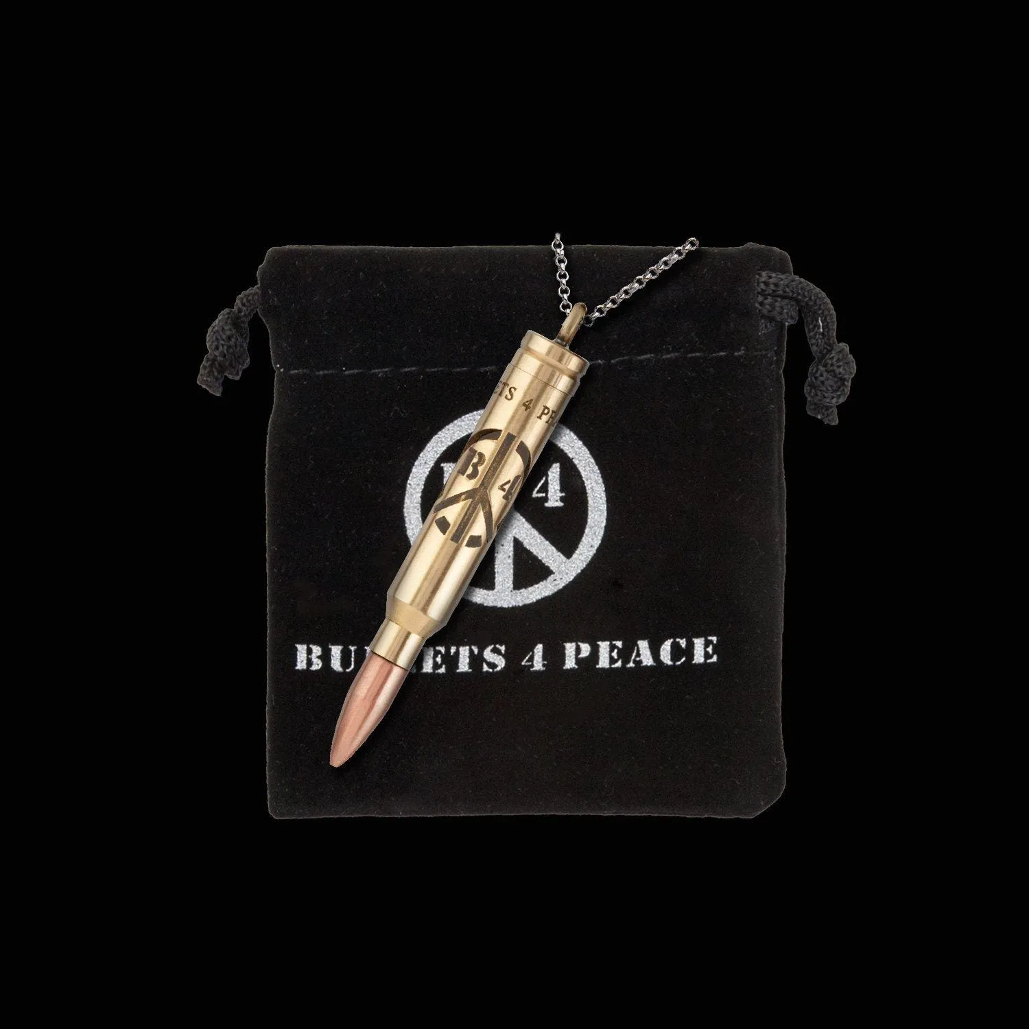 Logo Dye-Cut Glow Stick Bullet - Brass