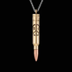 Logo Dye-Cut Glow Stick Bullet - Brass