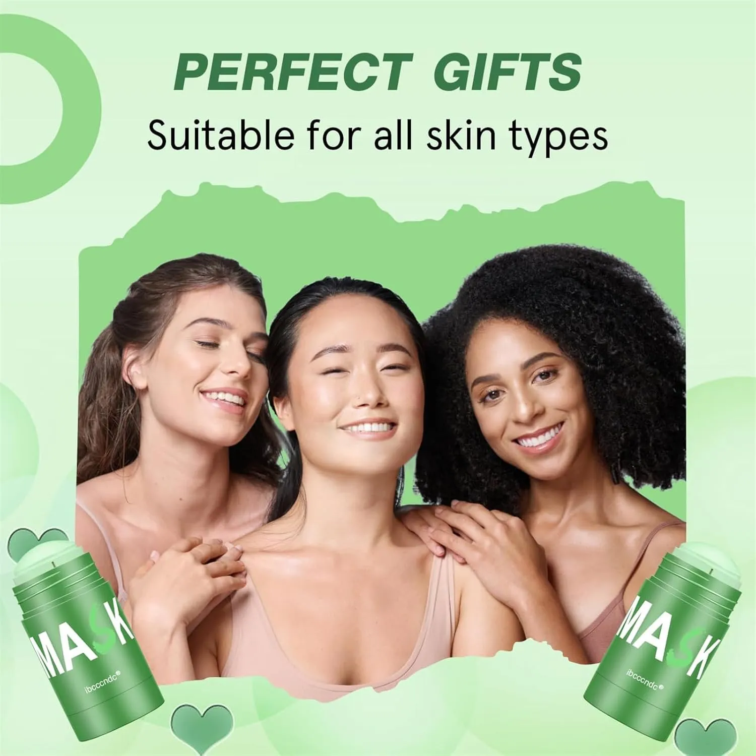 Lukcr Green Tea Mask, Dermaease Deep Cleanse Mask Stick, Green Teas Deep Cleanse Mask, Mask Stick for Pore Cleansing(Green tea   Green tea)