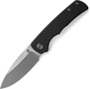 M Miguron Talsim L 3.5" 14C28N Satin Blade Black G10 Handle With Deep Steel Pocket Clip Camping Hiking Pocket Knife MGR810LWBK