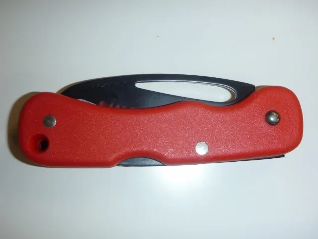 MAC Coltellerie Folding Red Rescue Cutter