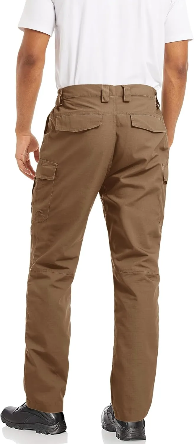 MAGCOMSEN Men's Tactical Pants 9 Pockets Ripstop, Water Repellent, Cargo Pants for Work, Hiking, Hunting(No Belt)