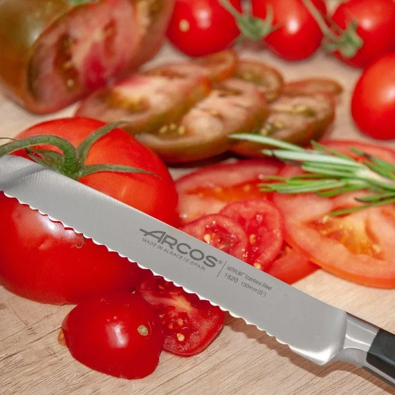 Manhattan Serrated Knife for Tomatoes Vegetables Lemon 5.12 inch - ARCOS