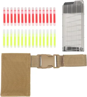 Marking Light,Glow Sticks,Pouch Hanger Emergency,Portable Label,Easy to Use Marker,with Fixed Sleeve,Dispenser