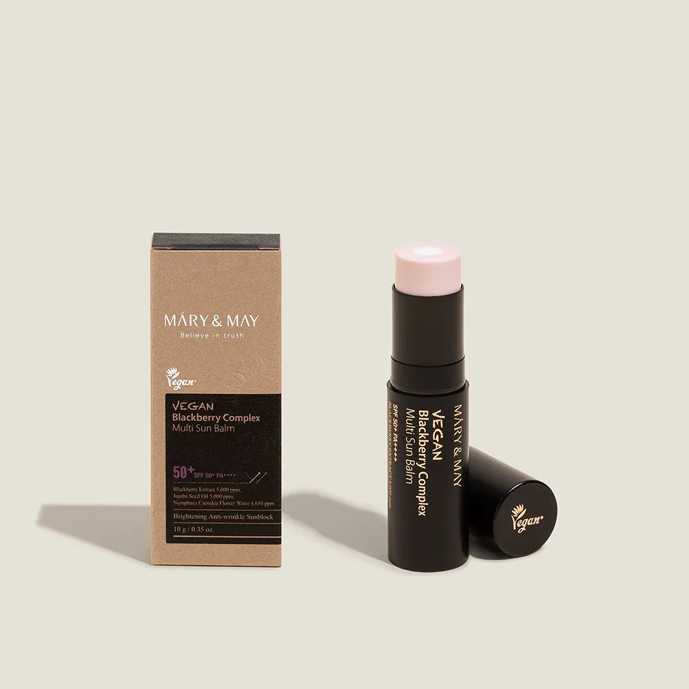 [MARY & MAY] Vegan Blackberry Complex Multi Sun balm SPF50  PA     10g
