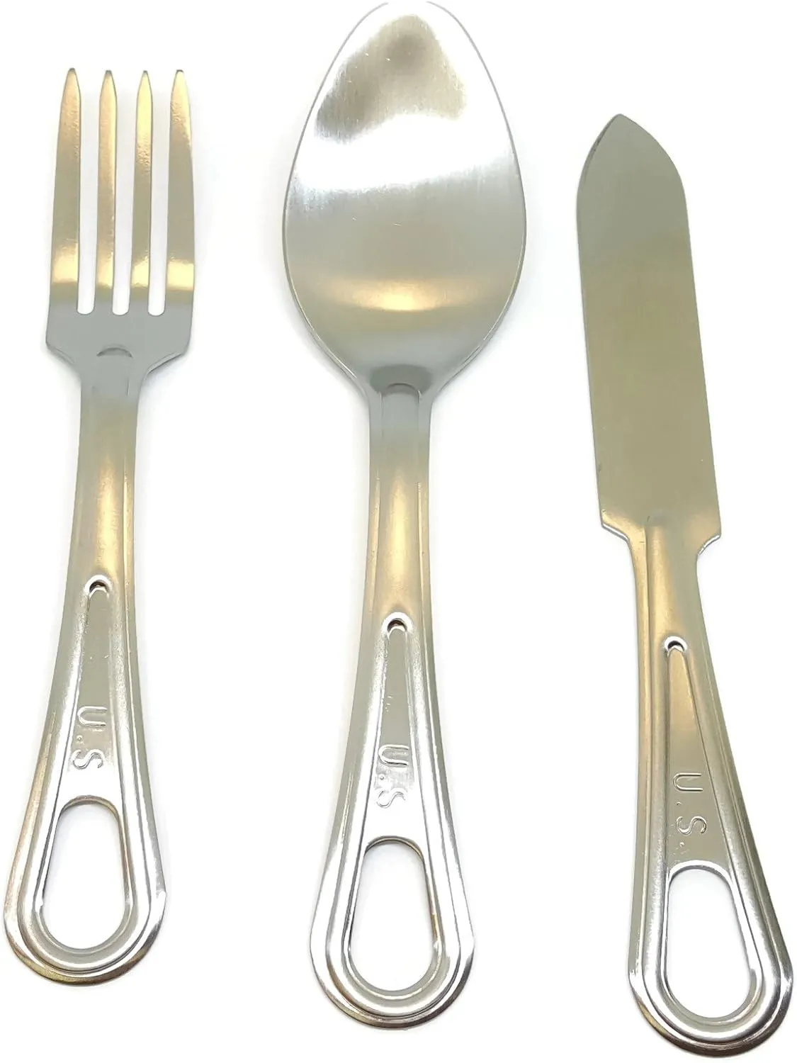 Mess Kit Fork, Knife, and Spoon