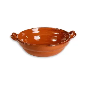 Mexican Terra Cotta Mini Unlidded Cazuela — Set of 2