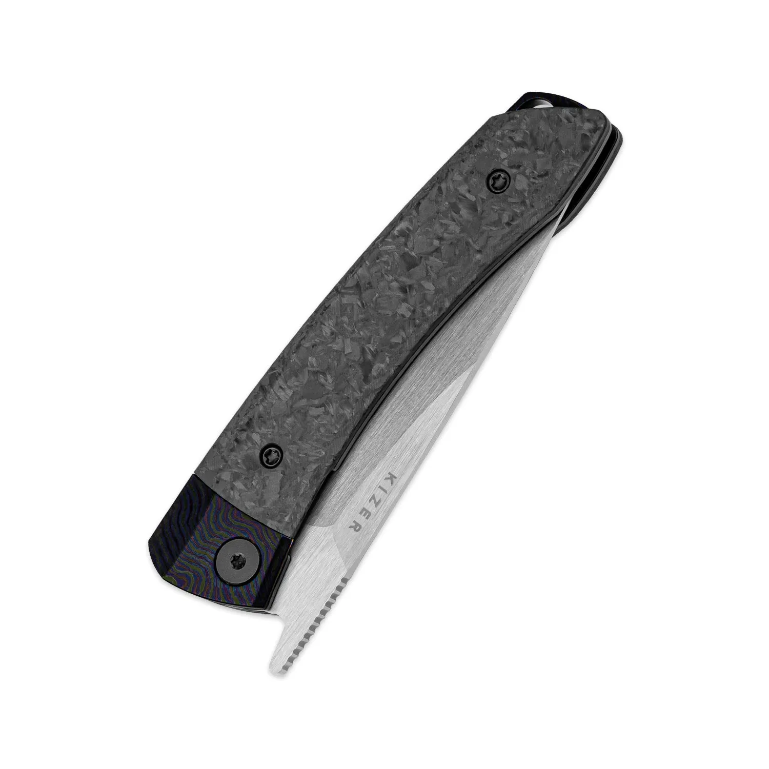 Mini Momo | M390   Timascus & Marble CF