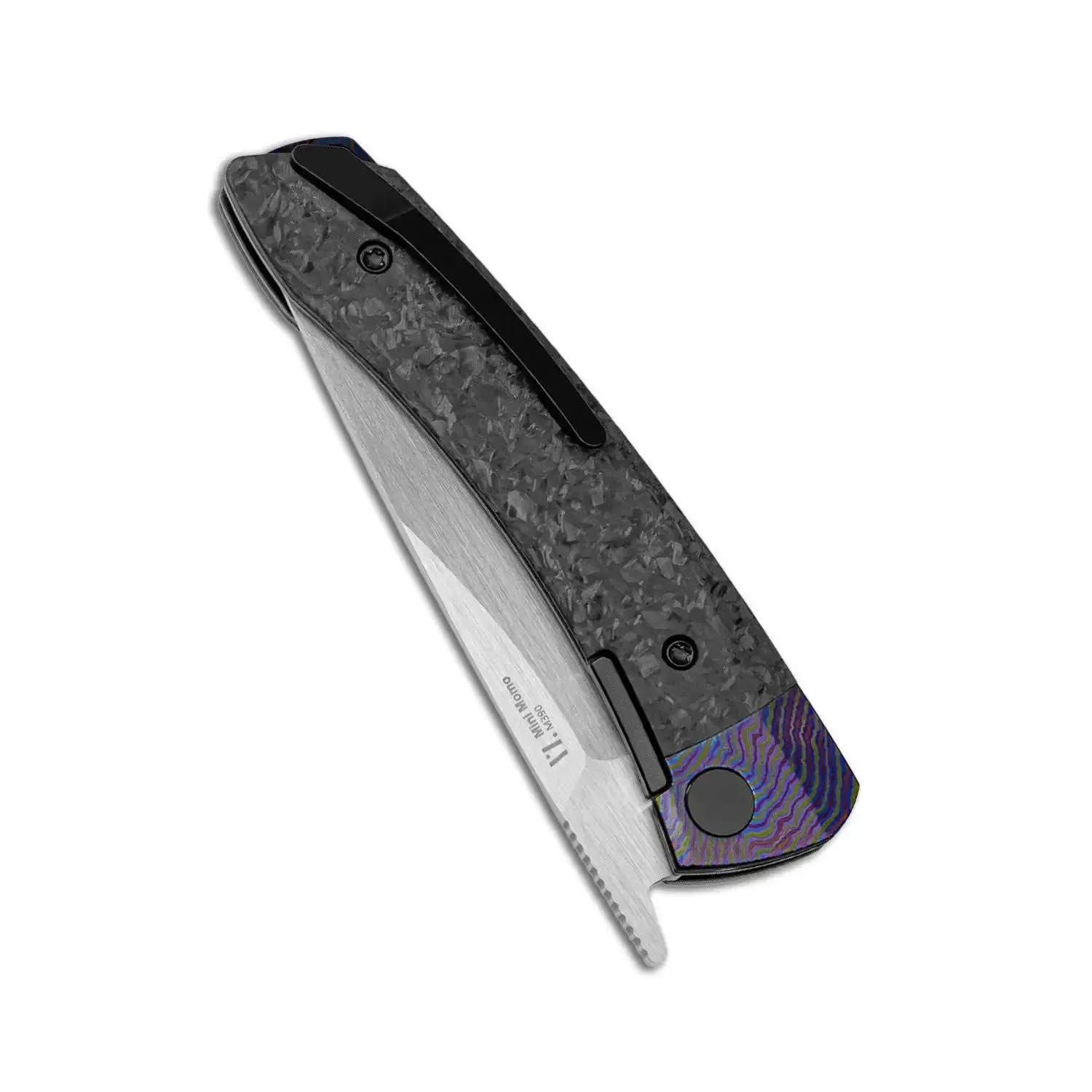 Mini Momo | M390   Timascus & Marble CF