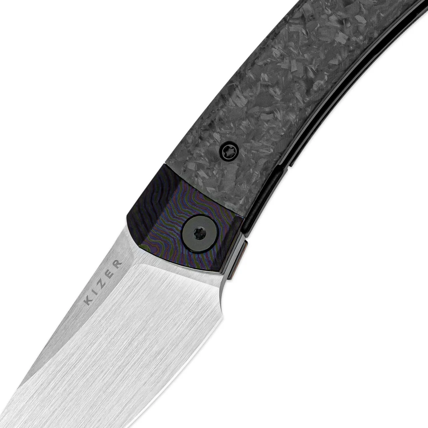 Mini Momo | M390   Timascus & Marble CF