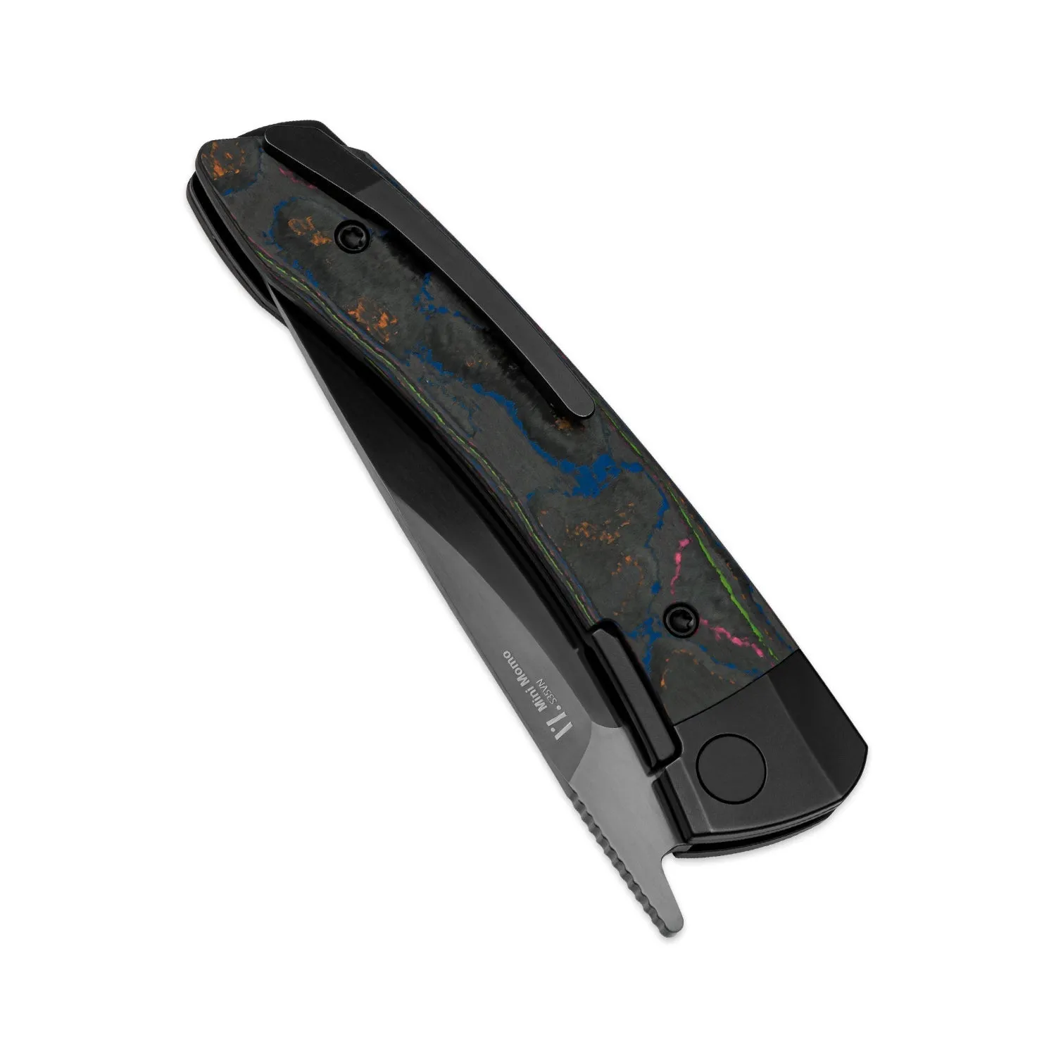 Mini Momo | S35VN   CamoCarbon 80s