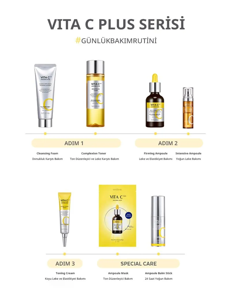 MISSHA Vita C Plus Ampoule Balm Facial Serum Stick - Instant Wrinkle Care and Nourishing Ampoule Balm