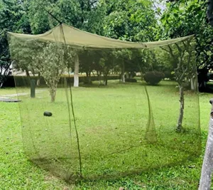Mosquito Netting Bulk 10 Pack, Portable Military Green Tactical Mosquito Net for Twin Beds, Perfect for Scout Camps