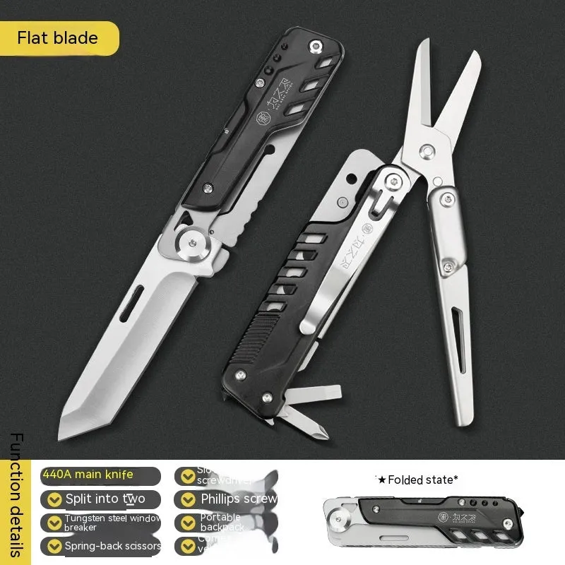 Multi-function Folding Knife High Hardness Camping Tool