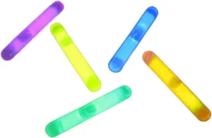 Multicolor Night Golf Glow Sticks Refills for Glow-in-The-Dark Golf Balls, Pack of 50