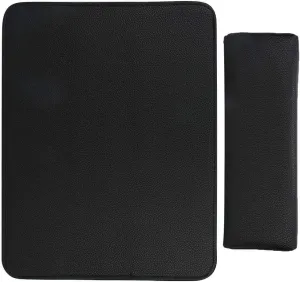 Nail Pillow,Durable Soft Washable Nail Art Hand Pillow Arm Rest Holder Cushion Mat Set Manicure Tool for Beauty Salon (Black)