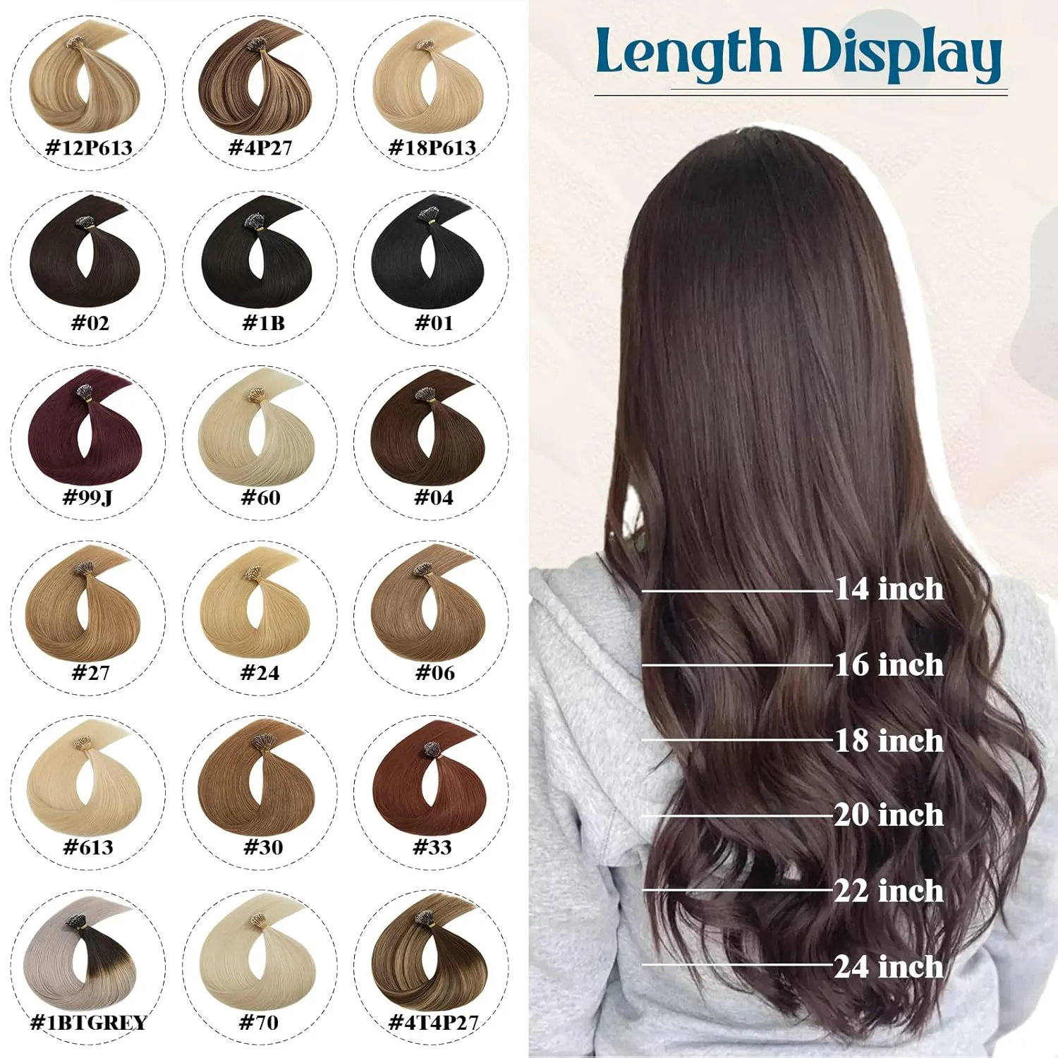 Nano Ring Human Hair Extensions Pre Bonded Keratin Fusion Stick Tip Iron Loop Link 50 strands 50g Straight Micro Bead Remy Hairpiece for Women Highlighted 16inch Wine Red #99J