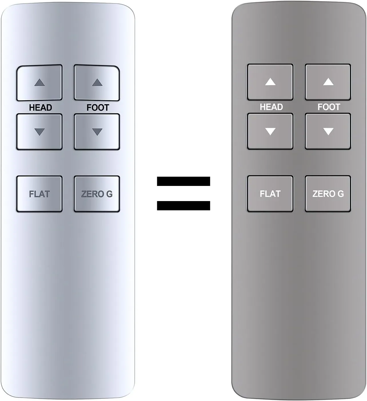 New Replacement Adjustable Bed Remote Control Compatible with Serta Motion Essentials Remotes for Adjustable Beds (3rd Gen Gray or iSeries Model)