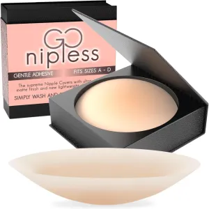 Nipple Covers for Women-Reusable Pasties Nipple Cover-Adhesive Silicone Nipple Pasties-Size A-D Womens Bra (1 Pair)