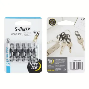 Nite Ize S-Biner Microlock 5pk