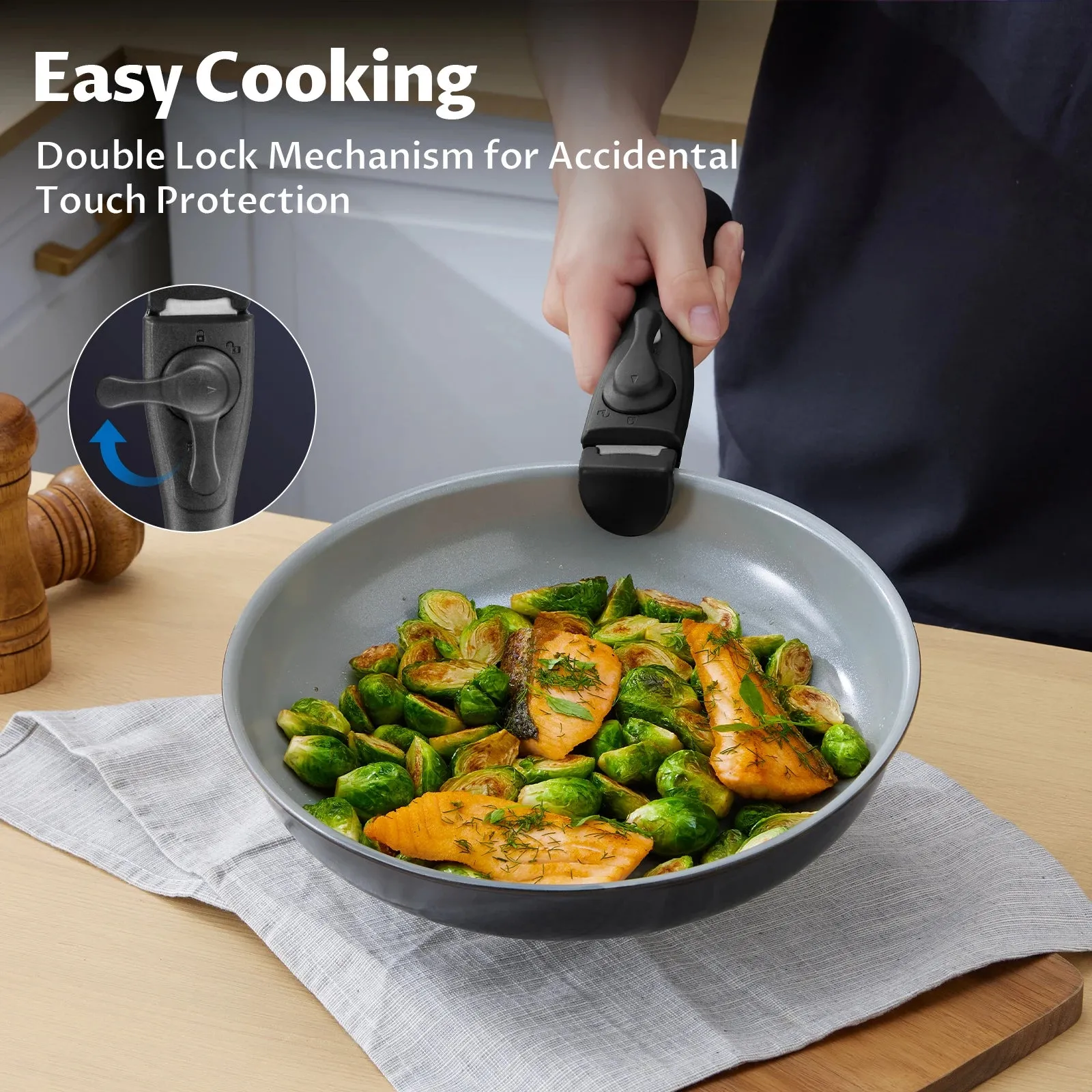 Nonstick Pocket-friendly Ceramic Timely arrival Cookware Set