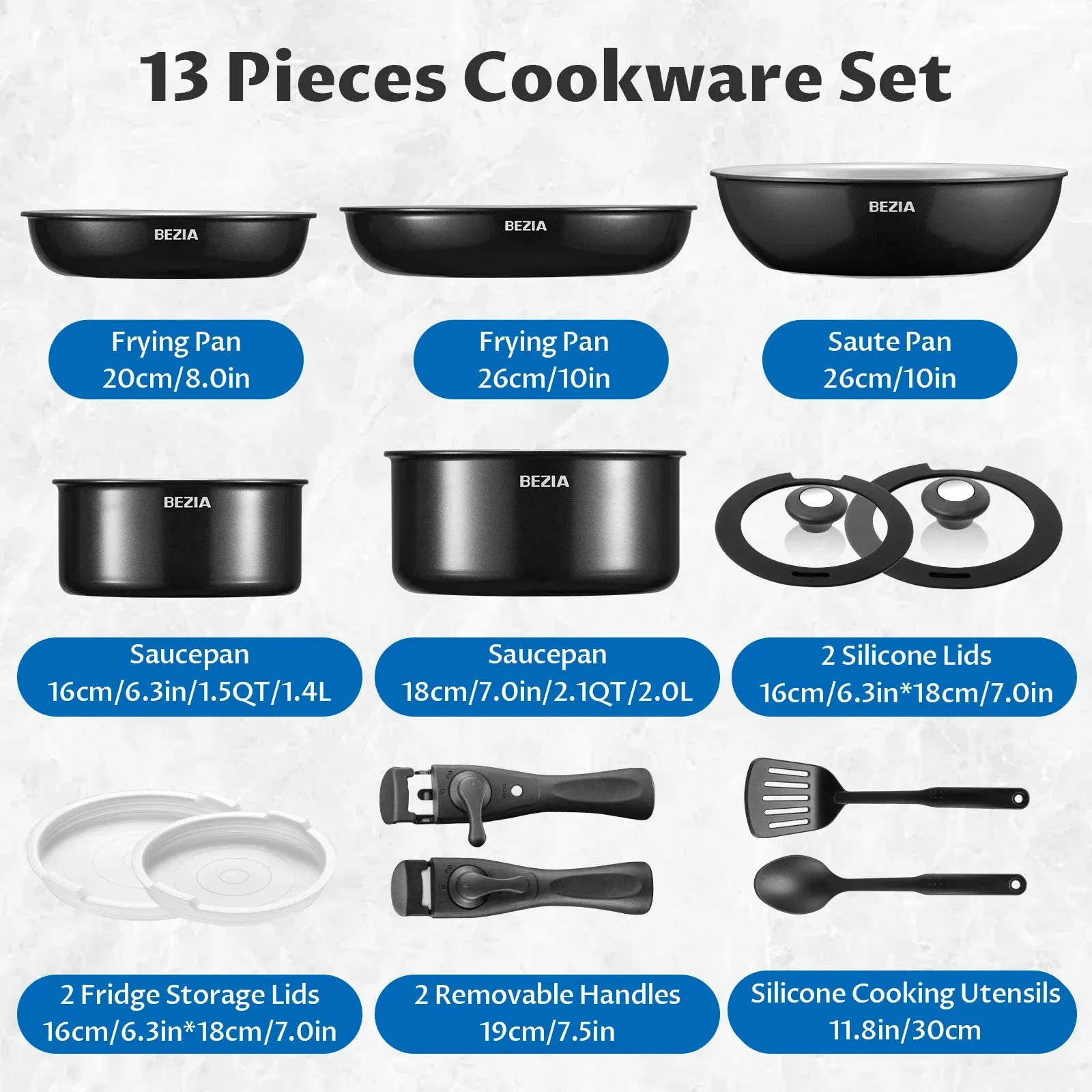 Nonstick Pocket-friendly Ceramic Timely arrival Cookware Set