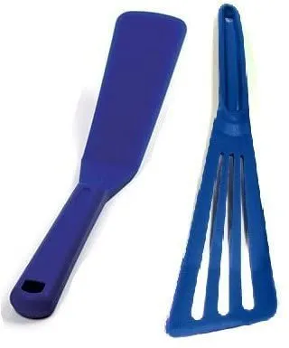 Norpro My Favorite Nylon Kitchen Spatula and Angled Slotted Spatula Turner Set