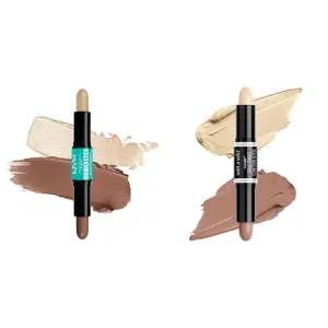NYX Wonder Stick Universal Light & wet n wild Light Medium Contouring Sticks Cruelty-Free Makeup