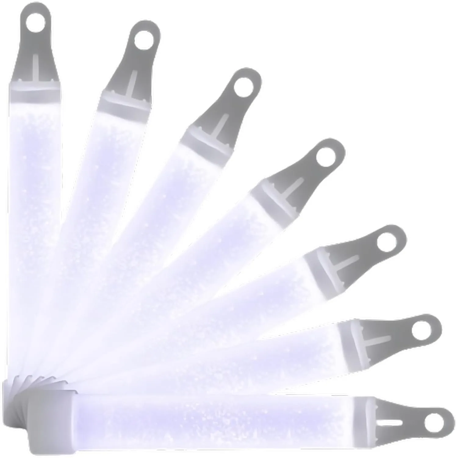 Ocean Explorer's Compact Glow Stick Pack of 50 | 4-inch Non-Toxic White Light Source for Diving Adventures | Underwater Disco Edition by Luminous Larry's.