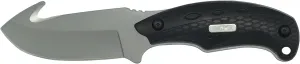 Old Timer 2143OT Gut Hook Copperhead 8.1in S.S. Full Tang Fixed Blade Knife with 3.7in Drop Point and Rubber Handle for Outdoor, Hunting and Camping
