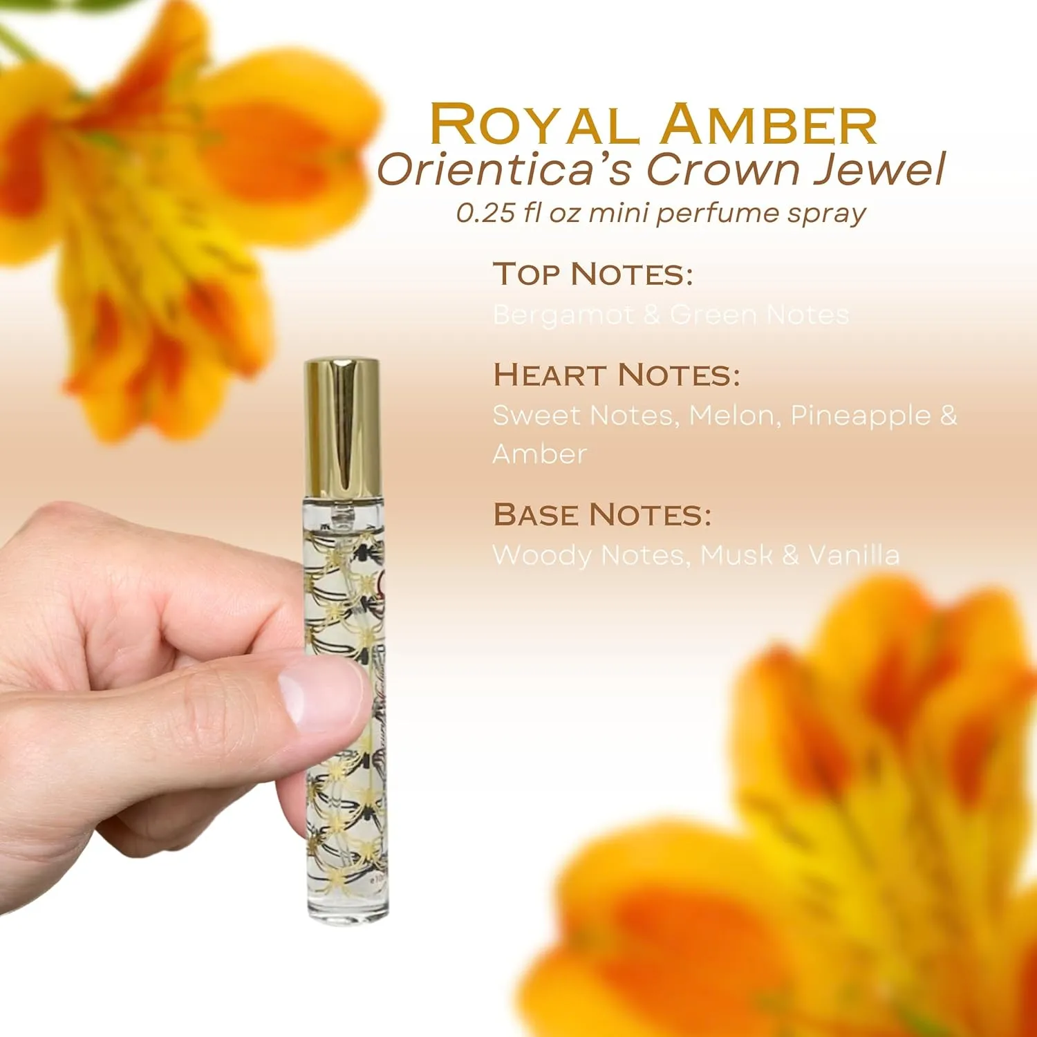 Orientica Perfume Luxury Collection Mini Perfume Gift Set for Men and Women Travel Pen Spray Eau de Parfum 0.33 Fluid Ounce