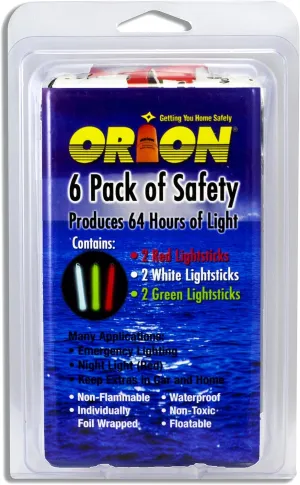 Orion Safety Products 506 Light Stick - Pack of 6, White, Small