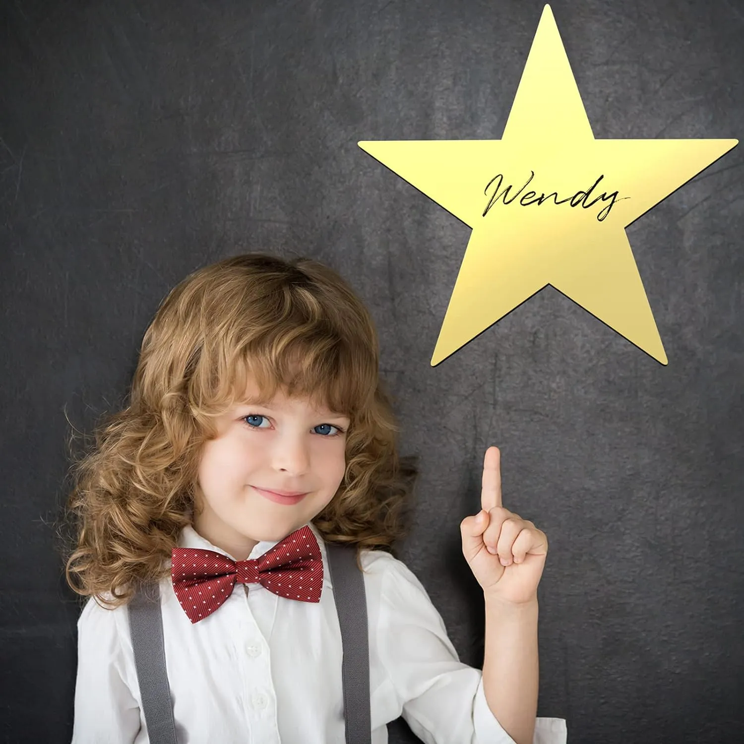 Outus 48 Pieces 11 Inch Large Gold Stars Cutouts Gold Stars Decoration Double Printed Paper Stars for Wedding Bulletin Board Decoration Classroom Wall Party Decoration Graduation Party Decoration
